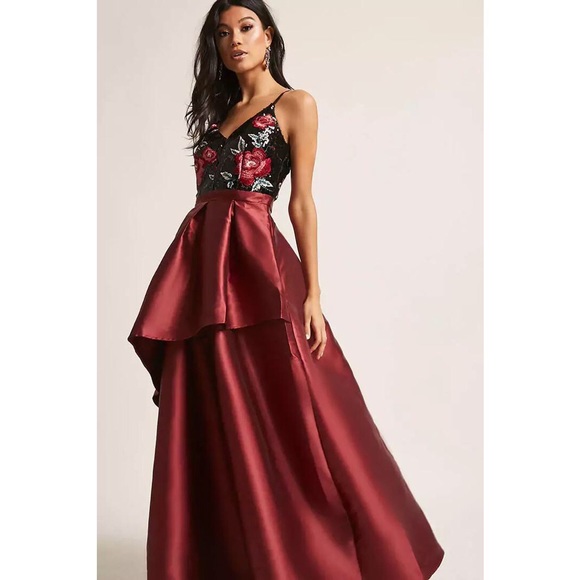 Soieblu Sequin & Embroidered Gown - Picture 1 of 8